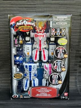 Power Rangers Operation Overdrive Triple Transforming Megazord Bandai 2007 NIB